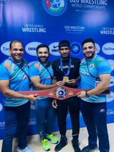 Wrestler Mohit becomes U20 World Champion in Men's 61 kg Freestyle category