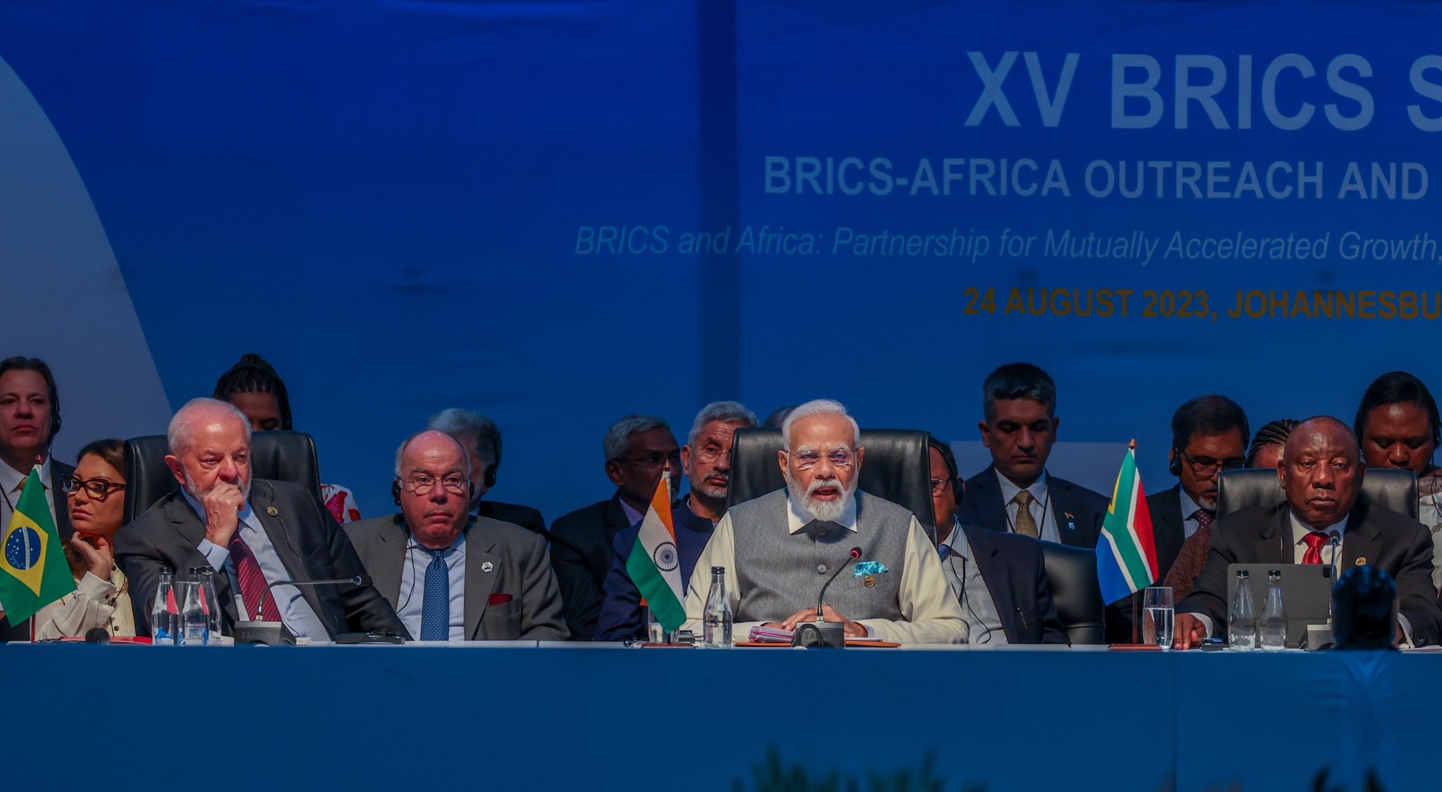 PM Modi talks about India’s relation with Africa at the BRICS-Africa Outreach Dialogue