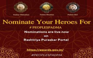 Online nominations for Padma awards-2024 open till 15th September, 2023