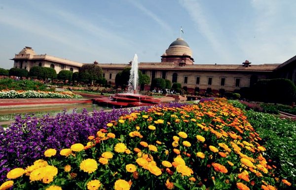 Amrit Udyan formerly known as Mughal Garden reopens for public