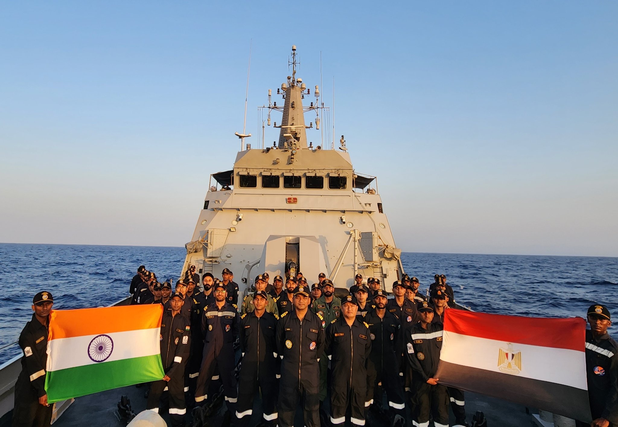 INS Sumedha in Ex BRIGHT STAR: A showcase of India’s naval prowess