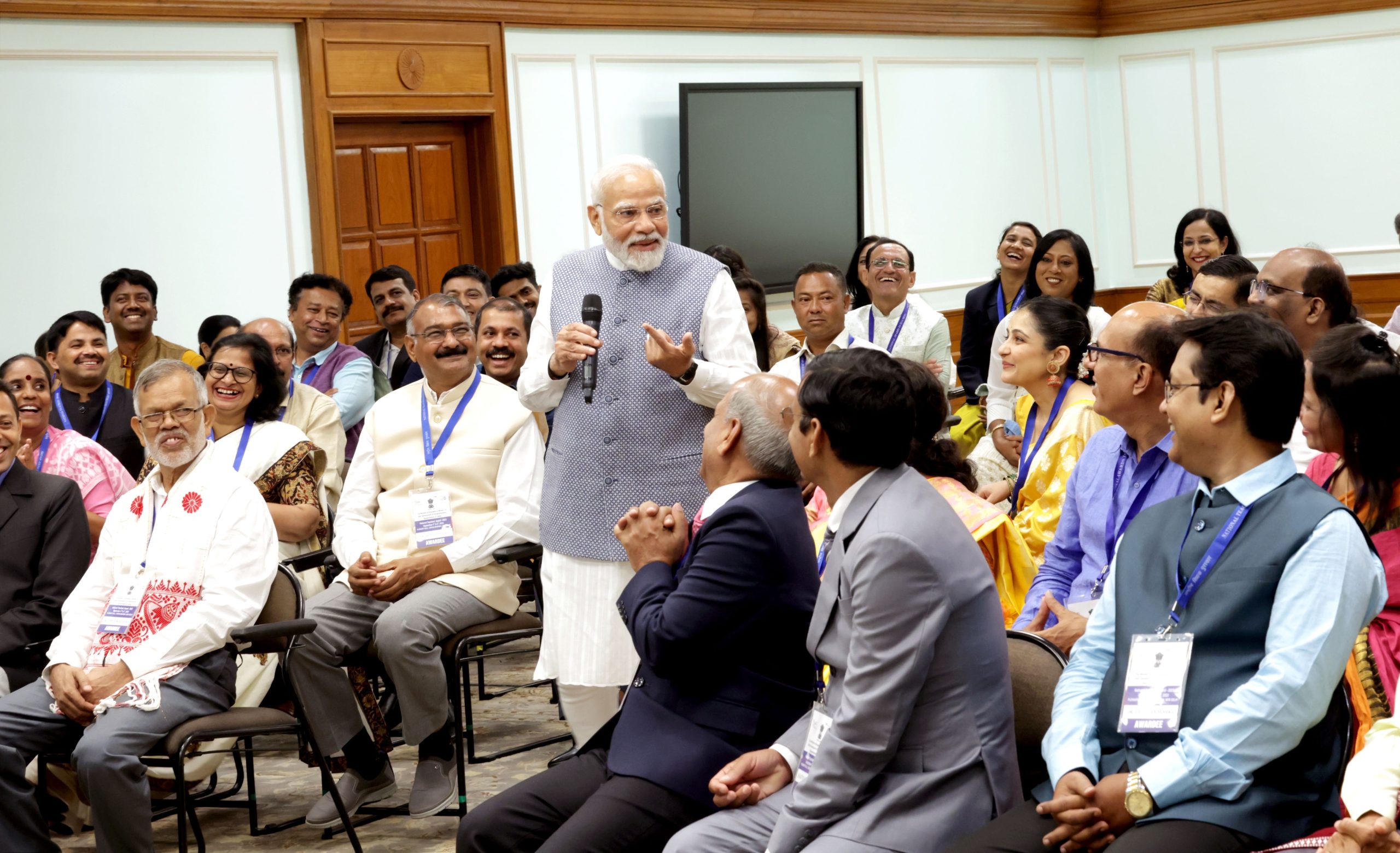 Teachers’ Day: PM Modi’s ‘salute’ after interaction with teachers