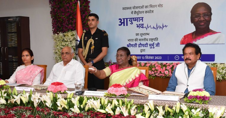 President Droupadi Murmu launches ‘Ayushman Bhav’ Campaign