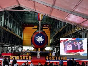 Taiwan unveils its first homegrown submarine in defence milestone