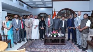 Union Minister Shripad Y. Naik Explores Saudi Arabia's Heritage, Engages Indian Community, and Promotes Tourism Collaborations