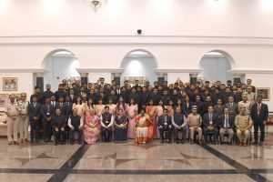 President emphasizes holistic approach to transportation in meeting with Indian Railways Probationers