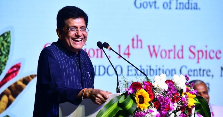 Minister Goyal highlights importance of India – Middle East – Europe Economic Corridor for Spice Industry 