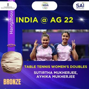 Asian Games 2022: India's wins first-ever medal in TT doubles; Team Archery advances to Quarterfinals