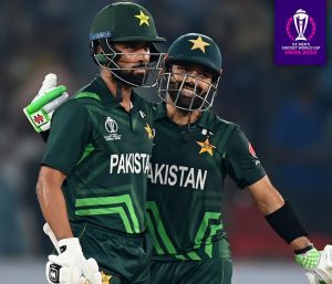 Rizwan, Shafique power Pakistan to 6-wicket win over Sri Lanka in highest successful World Cup chase