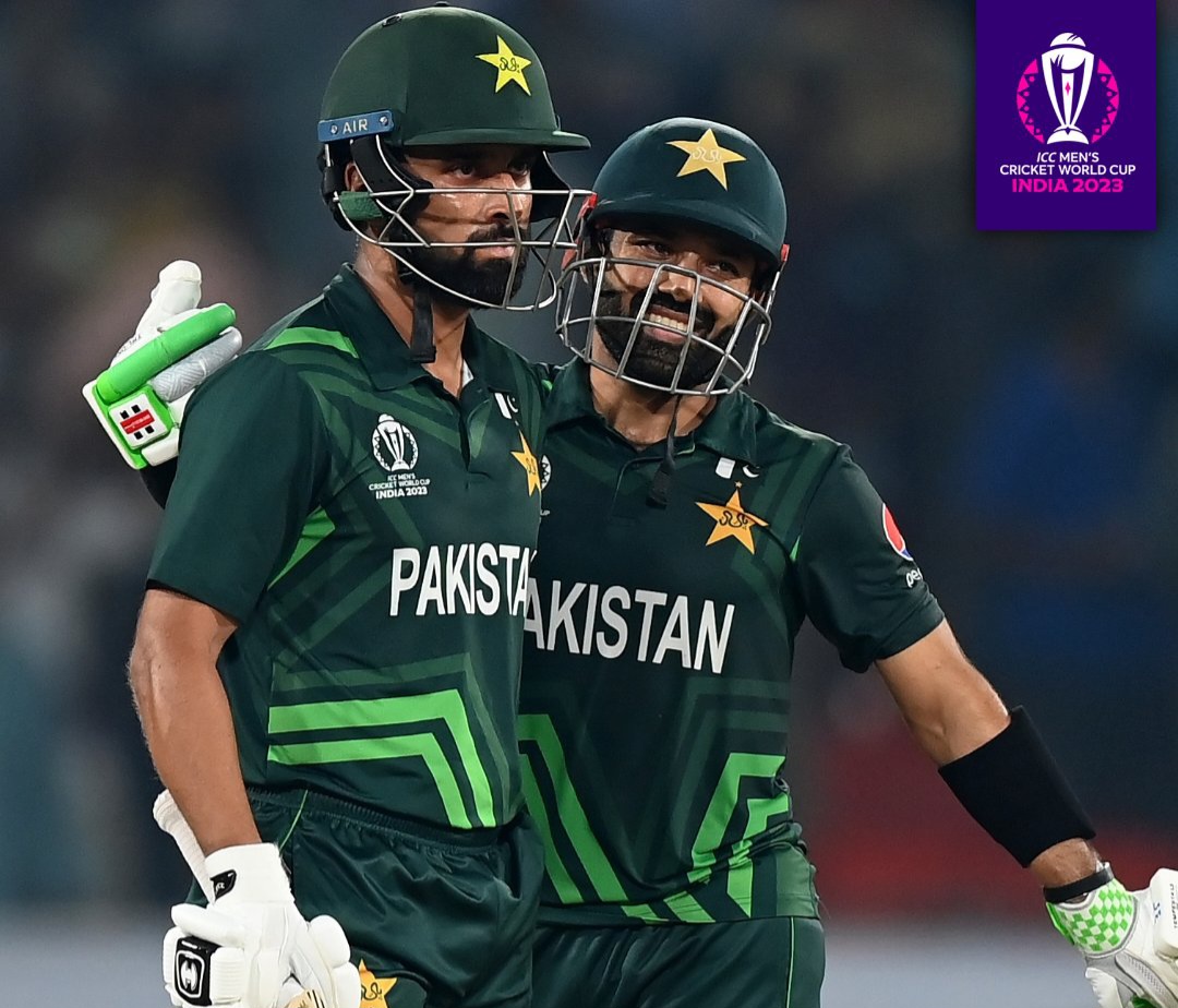 Rizwan, Shafique power Pakistan to 6-wicket win over Sri Lanka in highest successful World Cup chase