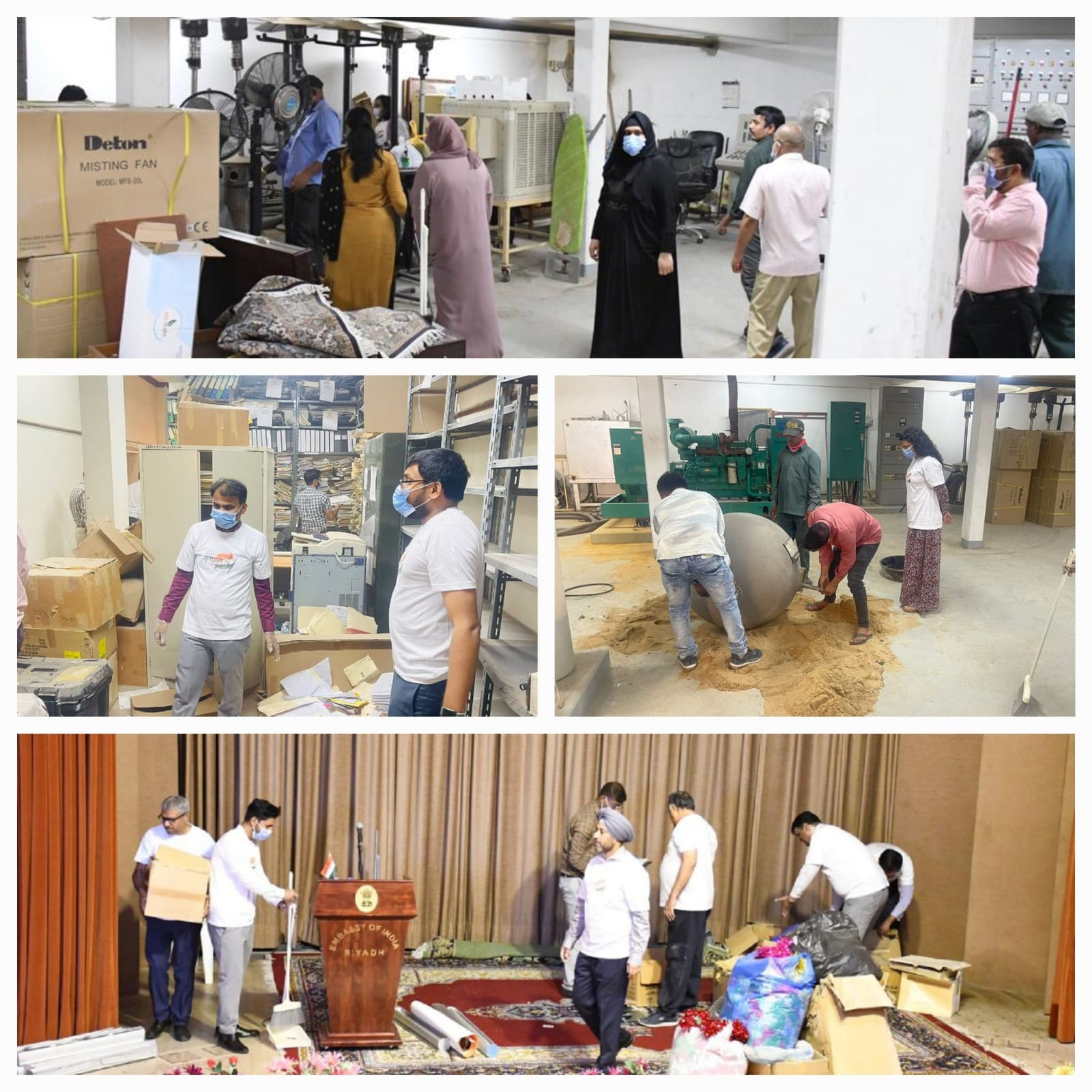 Indian Embassy in Riyadh joins ‘Swachhata Hi Seva Campaign’: A clean India commitment