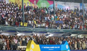 National Games 2023: Maharashtra leads the medal race