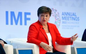 Israel-Hamas conflict a new cloud among many - IMF chief