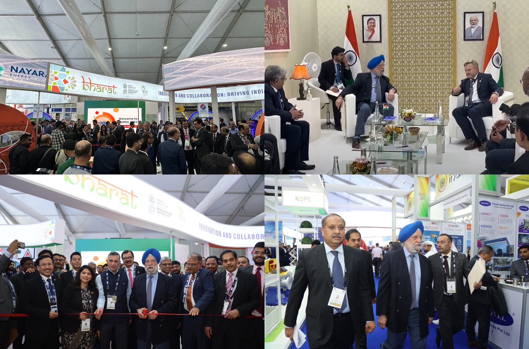 Union Minister of Petroleum and Natural Gas Hardeep S Puri ​Inaugurates the Indian Pavilion at ADIPEC 2023