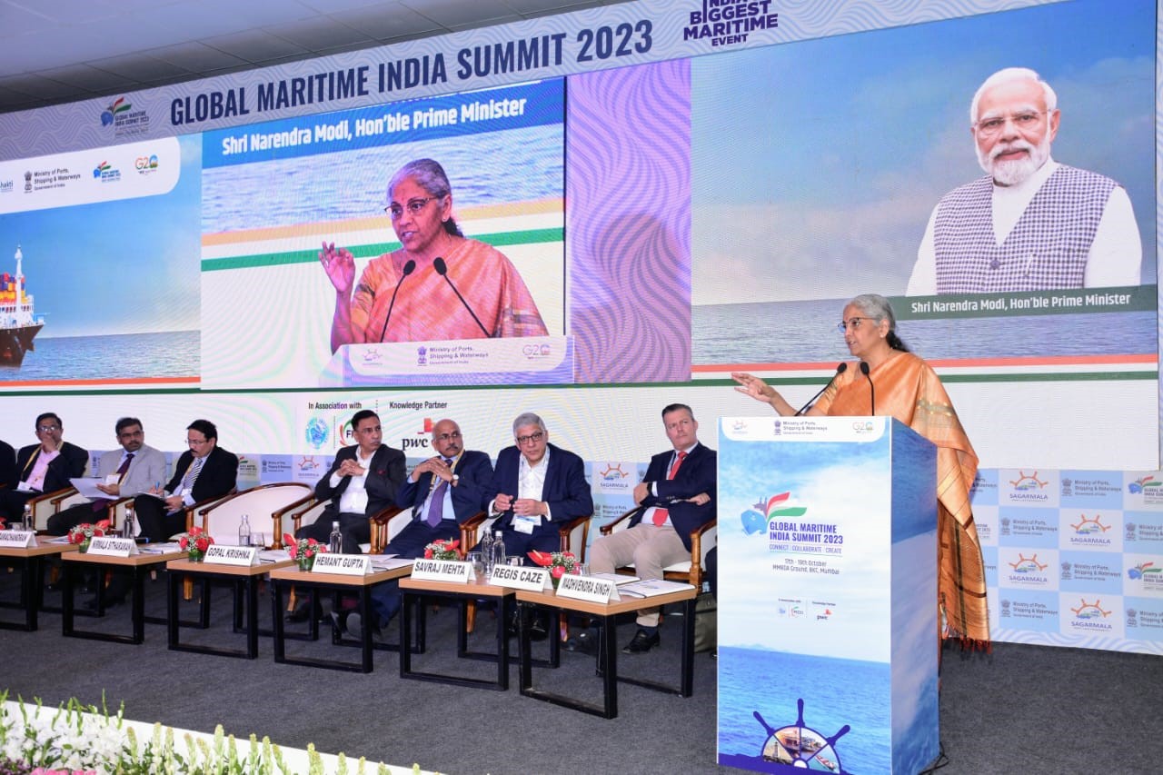 IMEEEC to be the maritime way to reach Europe that cuts out on logistics costs, says Minster Sitharaman