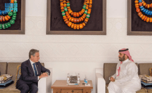 Saudi Crown Prince urges ceasefire talks in meeting with US secretary of state