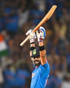 ODI World Cup: Kohli smashes 48th ton as India beat Bangladesh to win fourth game in a row