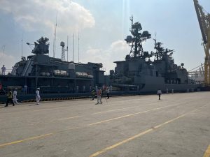 Russian naval ships call at Bangladesh port after 50 years