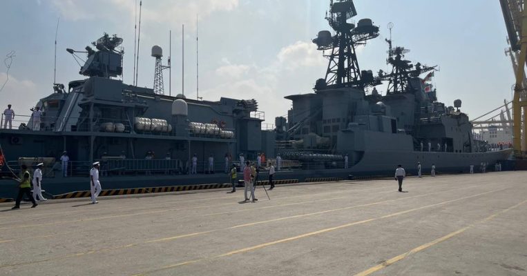 Russian naval ships call at Bangladesh port after 50 years