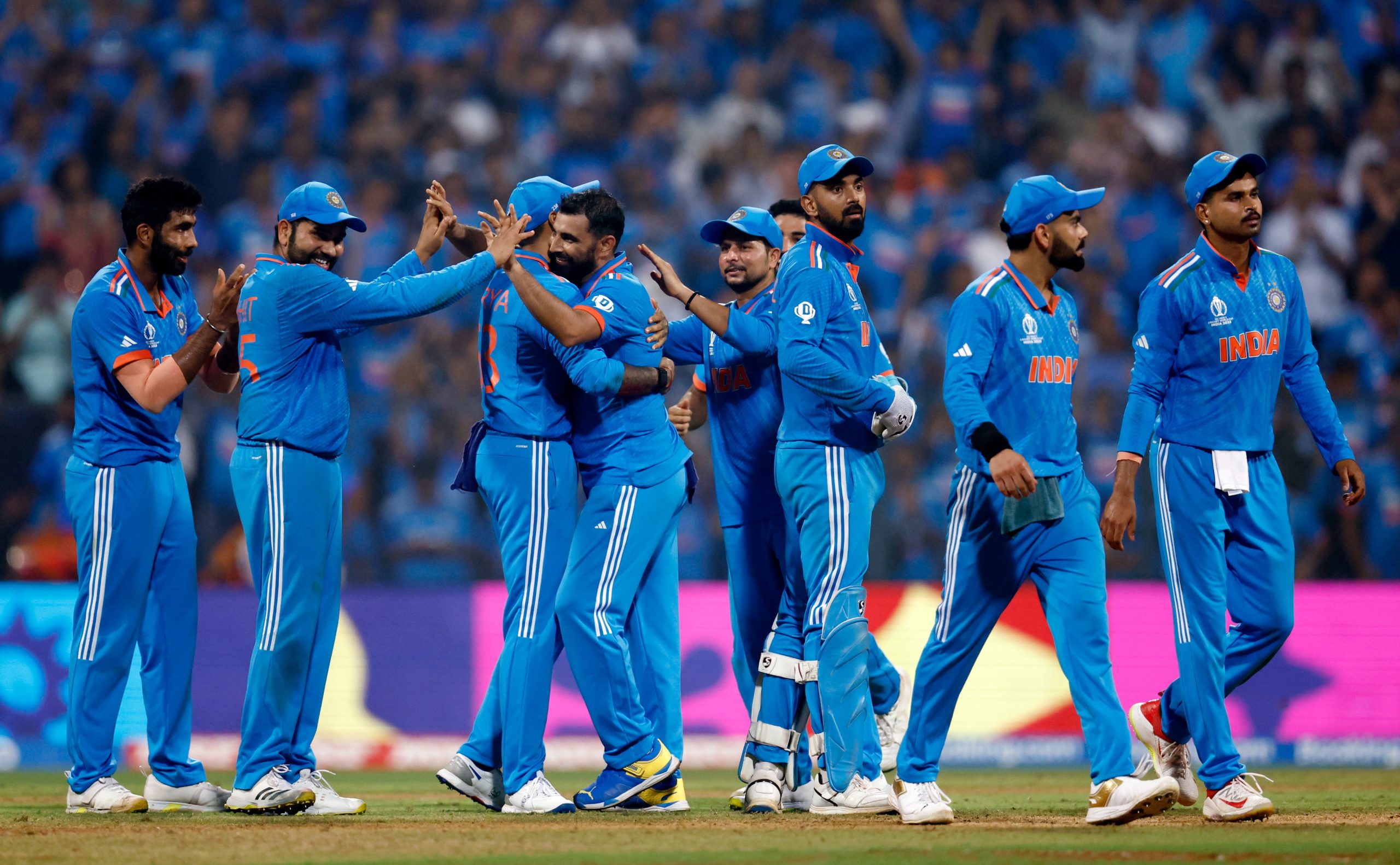 India march into World Cup final with 70-run win over New Zealand