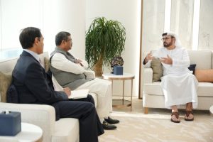 Union Education Minister meets UAE Cabinet Affairs Minister in Dubai to foster bilateral