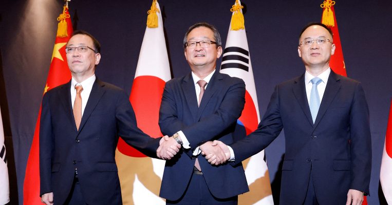 South Korea, China, Japan top diplomats seek to boost trilateral cooperation