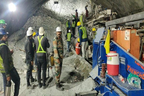 ‘First breakthrough’ in Uttarkashi: 6-inch pipe reaches trapped workers in tunnel, robots aid rescue