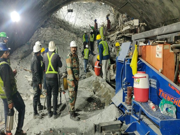 ‘First breakthrough’ in Uttarkashi: 6-inch pipe reaches trapped workers in tunnel, robots aid rescue