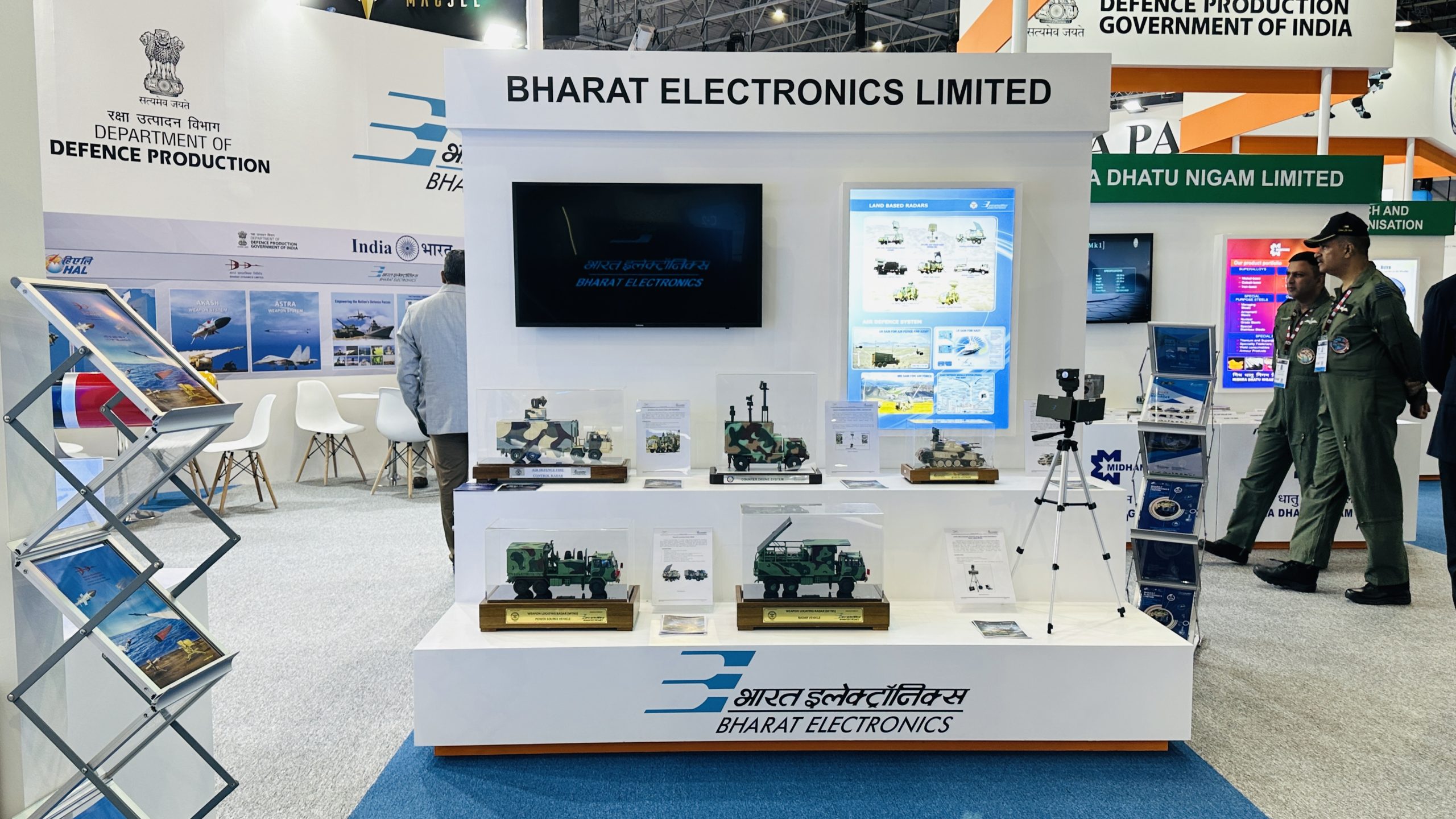 Bharat Electronics Limited showcases latest defence technologies at Dubai Airshow