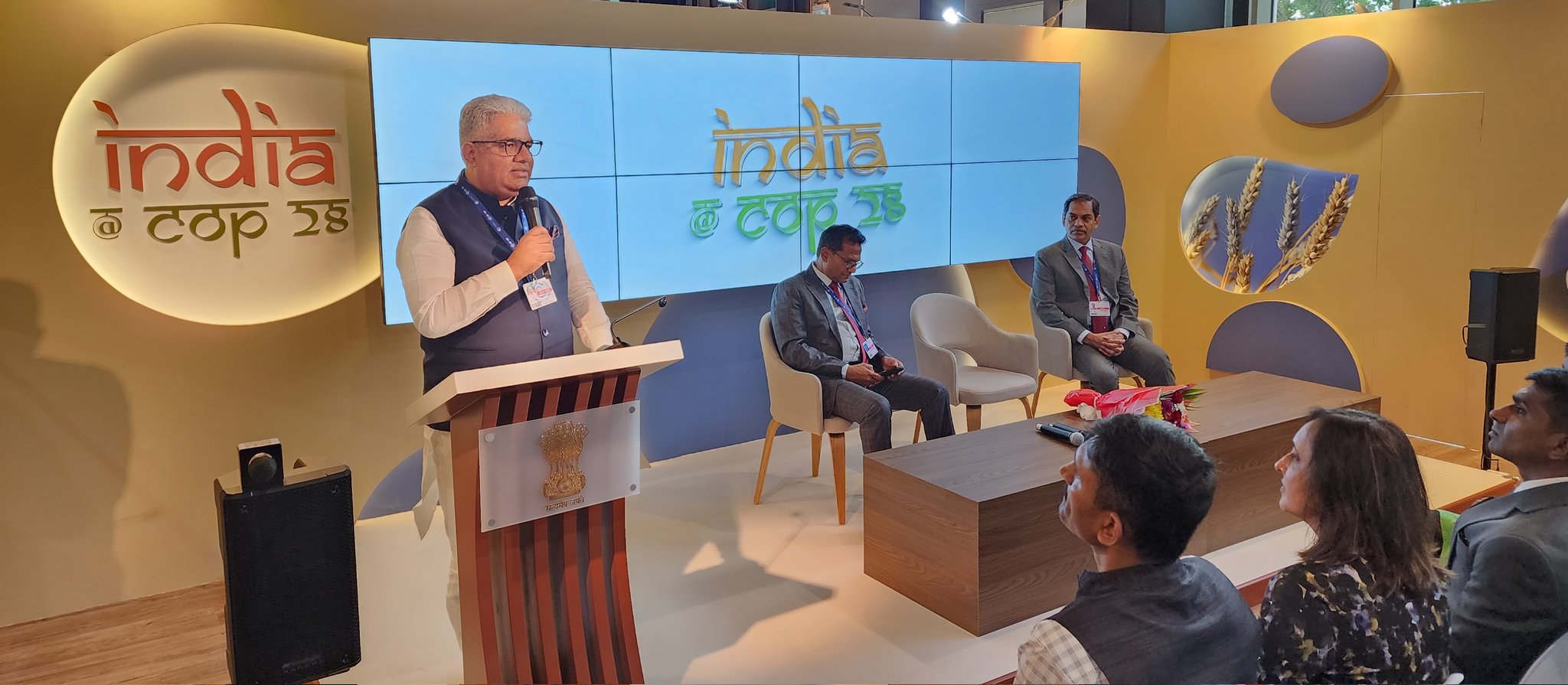 Environment Minister Bhupender Yadav inaugurates India Pavilion at COP28, Dubai