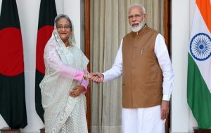 PM Modi and Bangladesh PM Hasina jointly unveil 3 development projects
