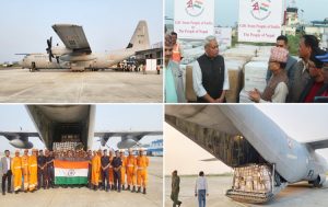 Third Consignment of Emergency Relief materials gifted to Nepal for quake victims