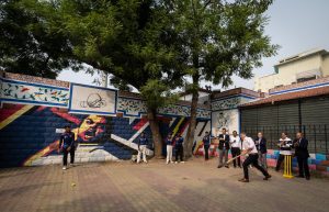 Australian Deputy PM Marles plays 'gully cricket' in Delhi's Arun Jaitley Stadium