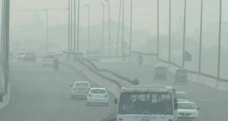 Drone views show smoggy Delhi as air quality descends back to ‘severe’