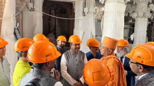 Union Minister Dharmendra Pradhan explores BAPS Hindu Mandir in Abu Dhabi