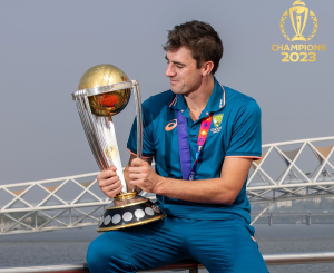 Pat Cummins poses with World Cup trophy on Sabarmati river cruise celebrating Australia's record triumph