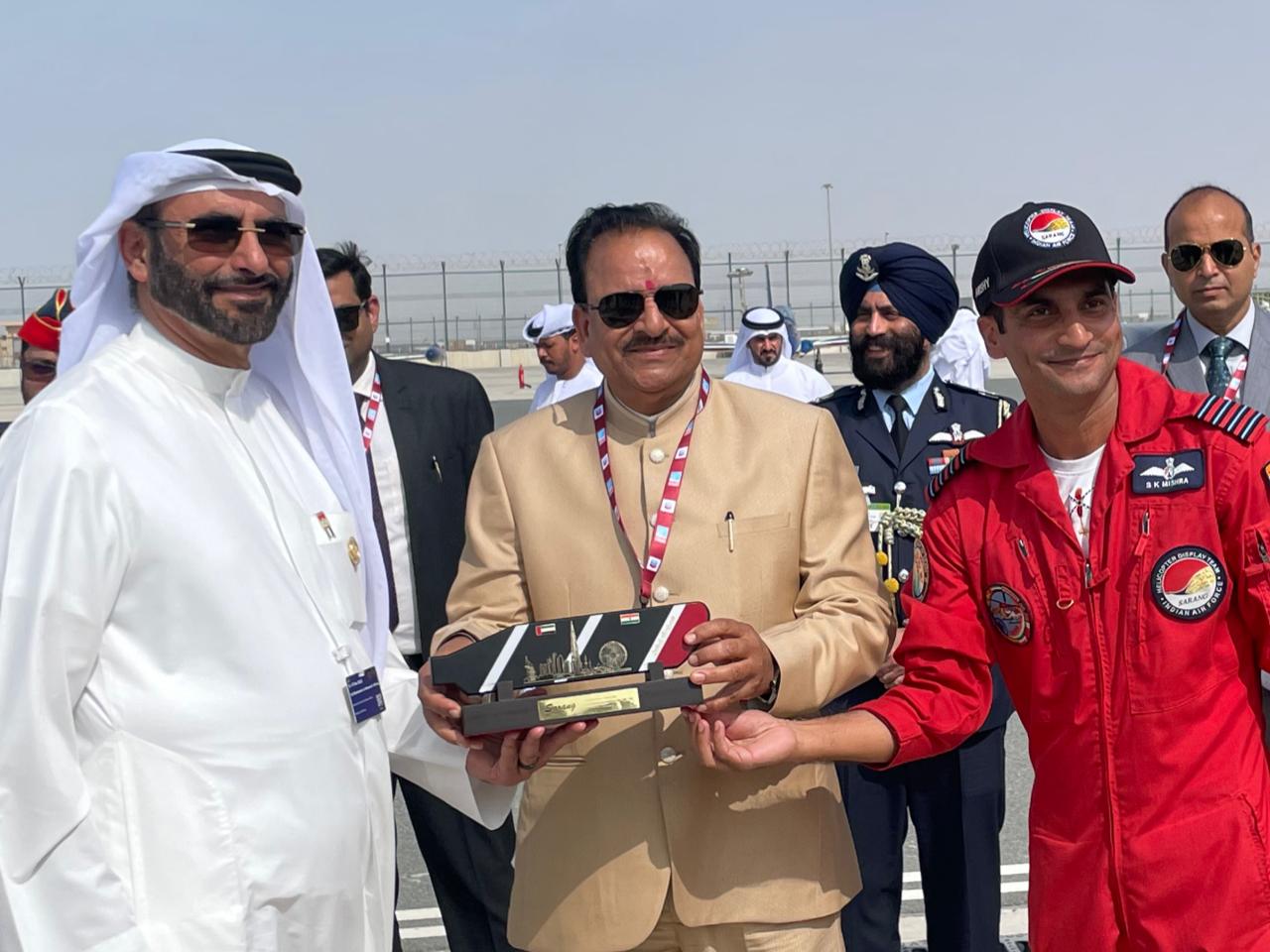 MoS Defence Ajay K Bhatt visits Dubai Airshow, holds bilateral meeting with UAE counterpart