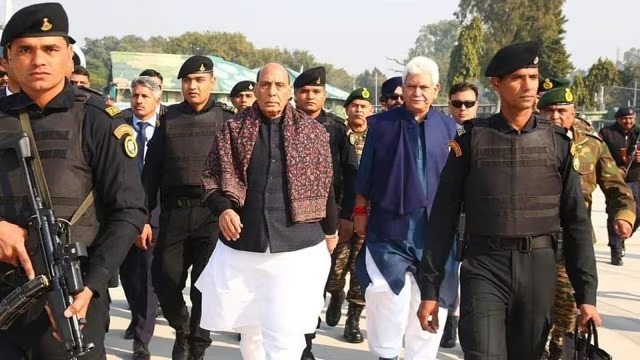 Defence Minister Rajnath Singh visits Rajouri to assess security after Poonch attack