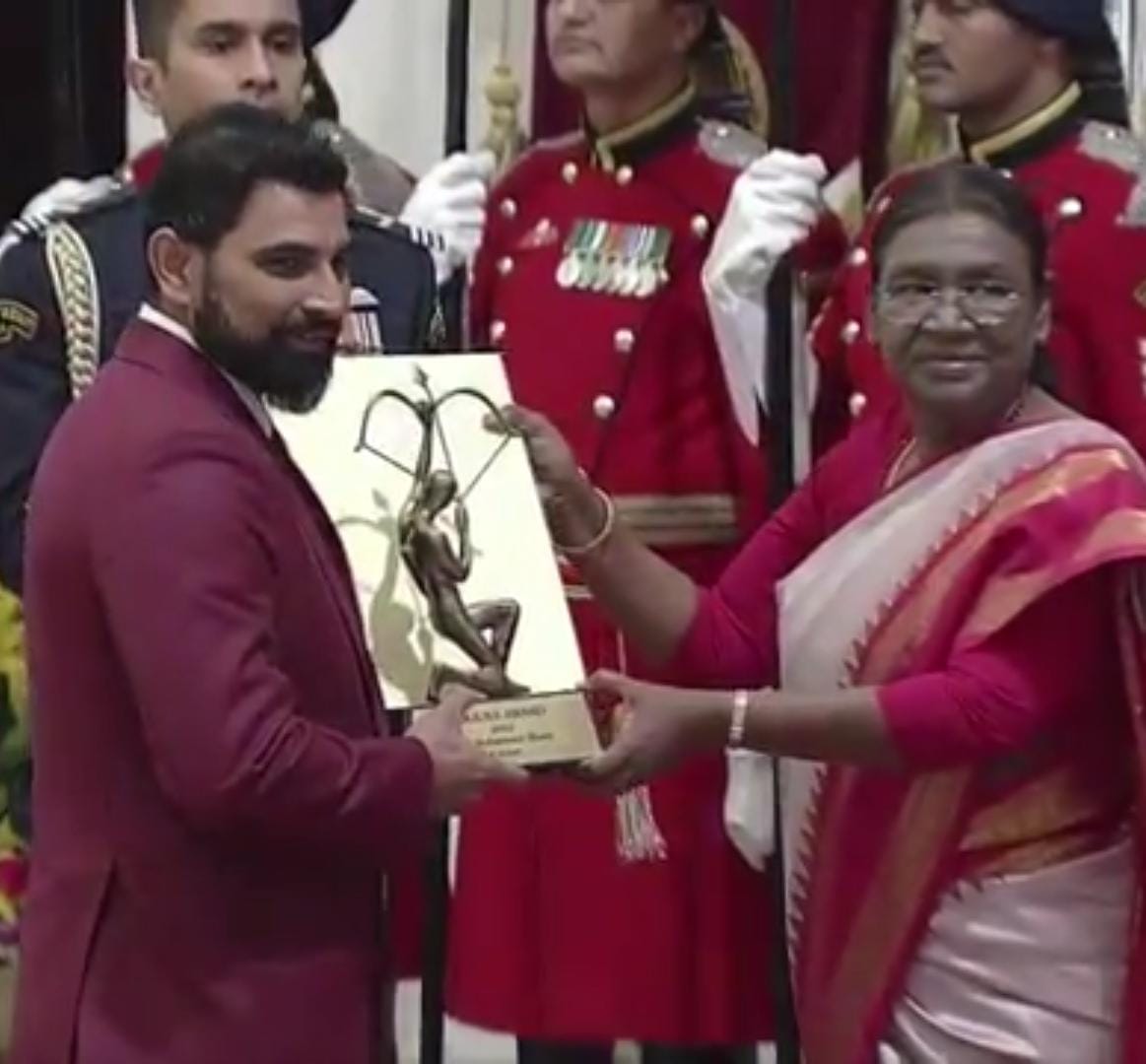 National Sports Awards: Mohammad Shami, Chirag Shetty-Satwiksairaj among those honoured by President