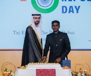 Minister of Artificial Intelligence Omar Sultan Al Olama Graces India's 75th Republic Day Reception