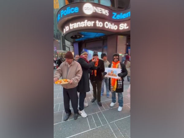 Grand celebrations in Times Square as ‘Overseas friends of Ram Mandir’ distribute laddoos ahead of Pran Pratishtha