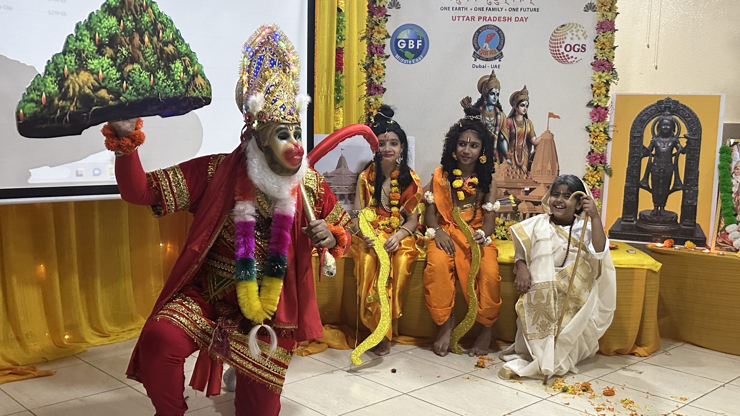 Global Bharat Festival celebrated at Dubai, Honoring Ram Temple and Uttar Pradesh Day