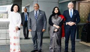 United Nations General Assembly President Dennis Francis arrived on a 5-day visit to India