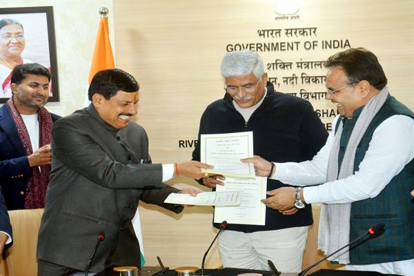 Union government inks MoU with Madhya Pradesh and Rajasthan for river linking project