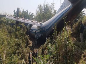 Myanmar Army plane crashes at Mizoram's Lengpui airport; 6 injured