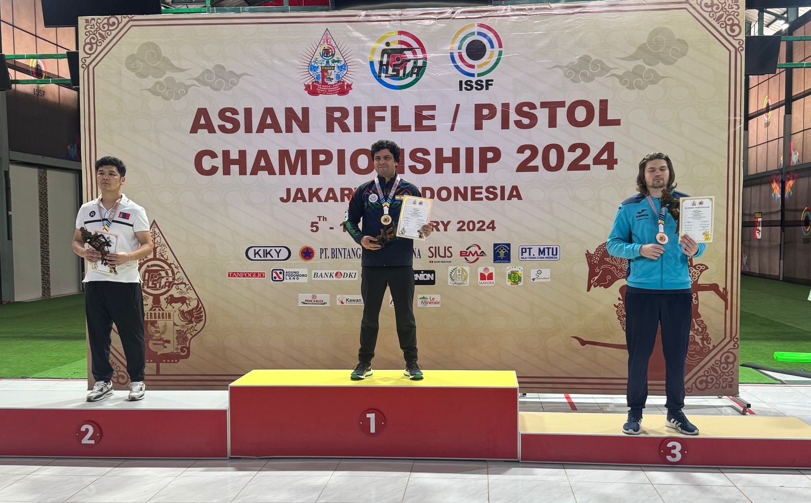 Asian Shooting Olympic Qualifiers: Yogesh Singh wins 25m standard pistol gold medal