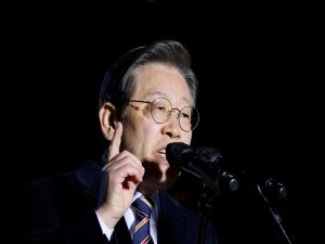 South Korea's Opposition leader Lee Jae-myung stabbed in neck by unidentified attacker