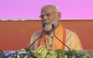 PM Modi lays foundation stone for Shri Kalki Dham Temple in UP, hails India's progress