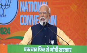 BJP unveils 'Phir Ek Baar Modi Sarkar' campaign anthem at National Council meet
