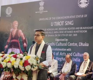 Khasi freedom fighter U Tirot Sing's statue unveiled in Dhaka